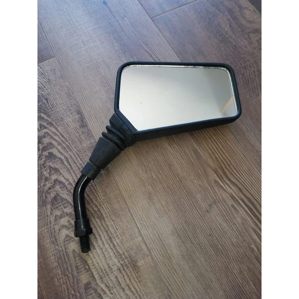 Espejo Retrovisor Universal para Moto Rectangular Negro M10x125