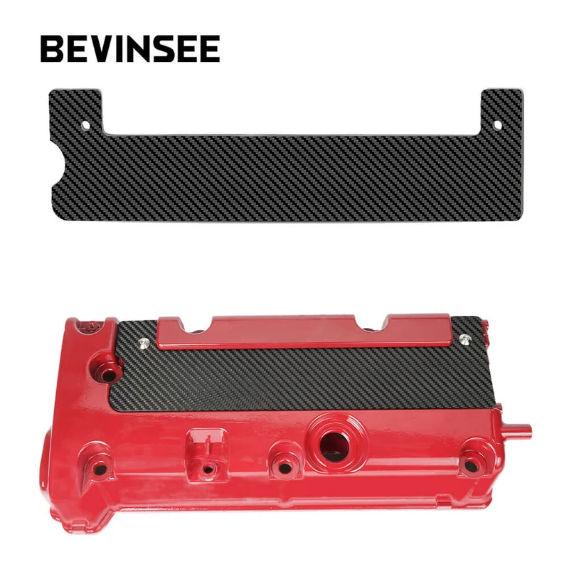 Dry Carbon Fiber K Series Spark Plug Cover INSERT K20/K24 For Honda Accord Acura Civic CRV