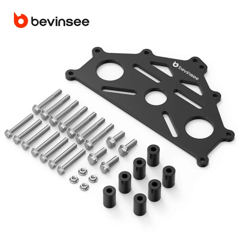 LS Engines Heavy-Duty Engine Stand Support Adapter Plate Bracket For Chevy SBC BBC LS LT Engine