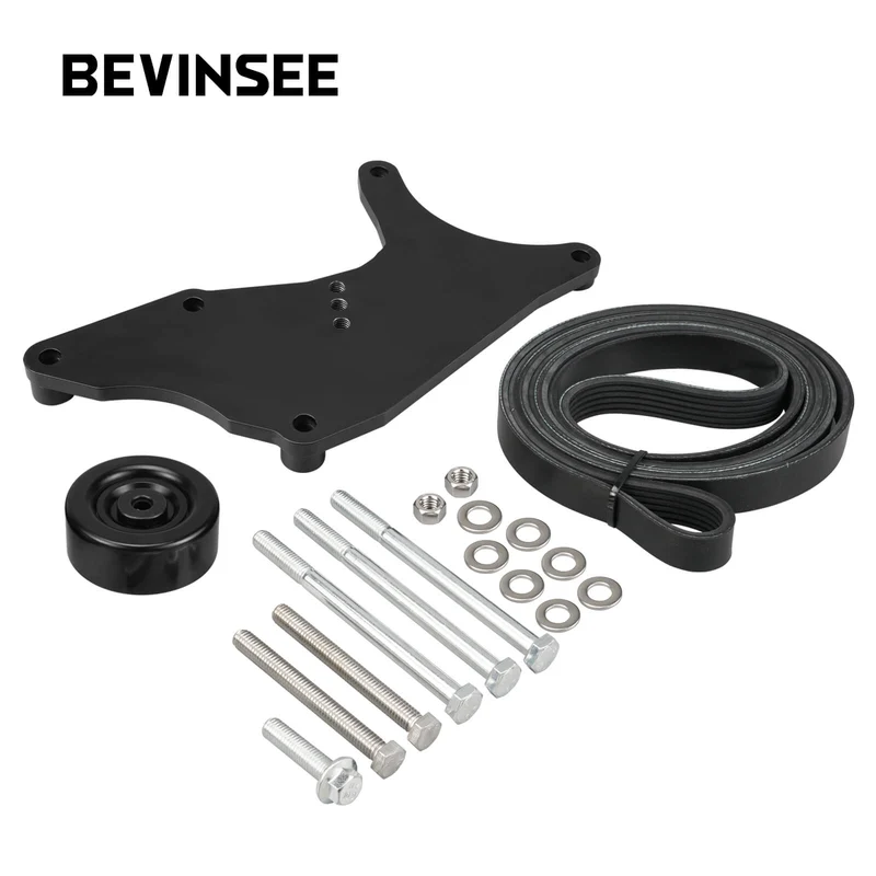 V2 Upgrade LS Dual Alternator Bracket Kit For Chevy For GM Vortec Engine 1999-2013 4.8L 5.3L 6.0L 6.2L