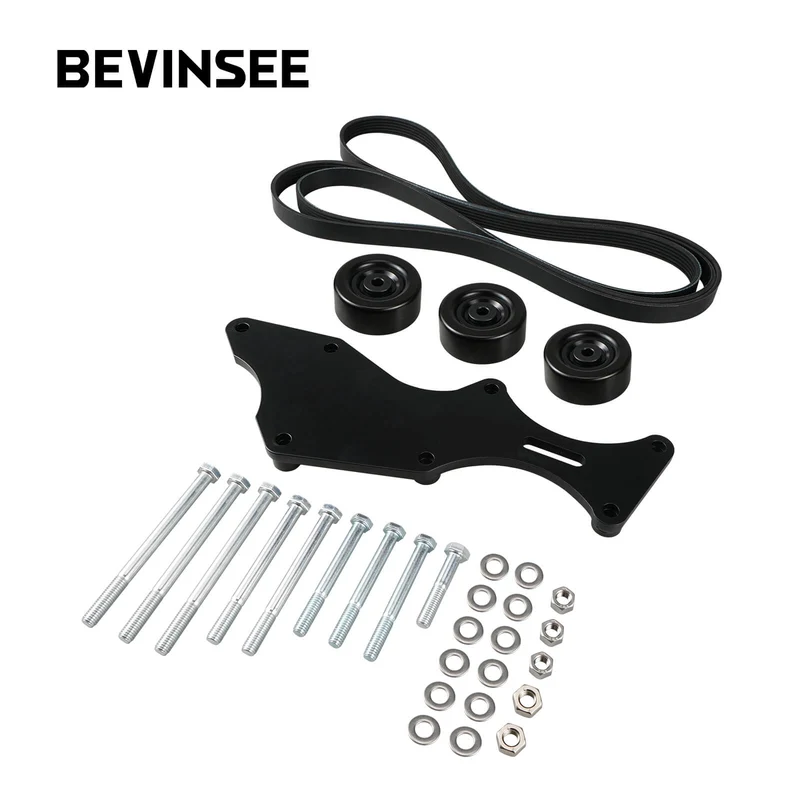 LS Triple Alternator Bracket Kit For Chevy For GM Vortec Engine 2000 - 2013 4.8 5.3 6.0 6.2 V8