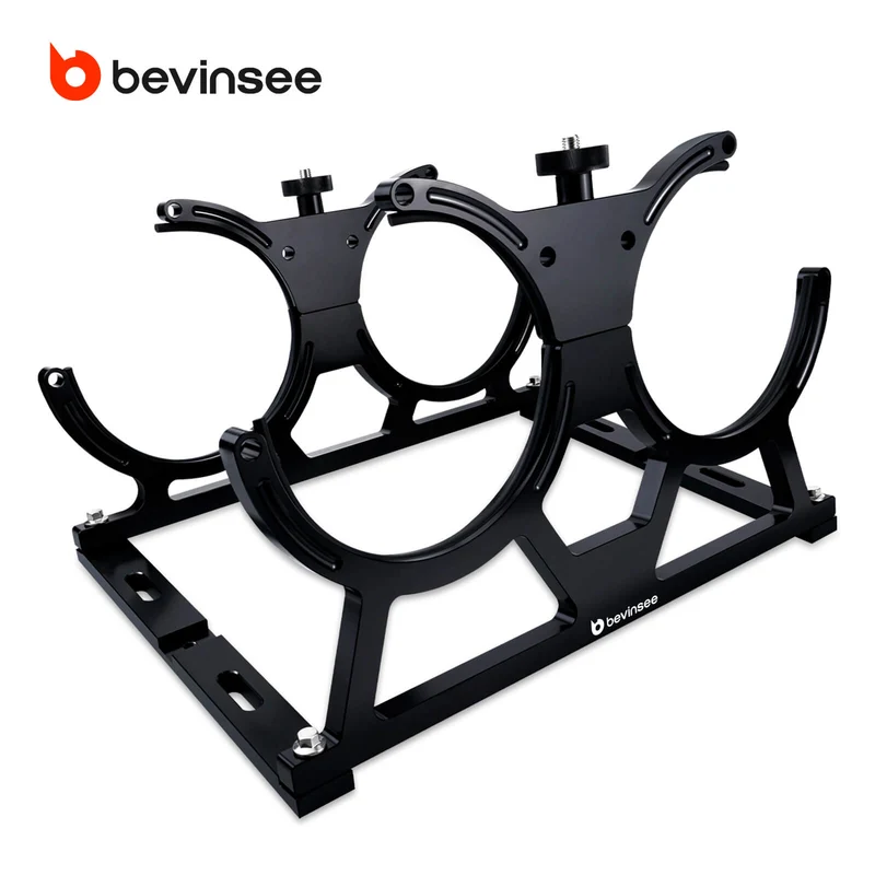 Billet Aluminum 7" Dual Double Nitrous Oxide NOS Bottle Bracket Holder