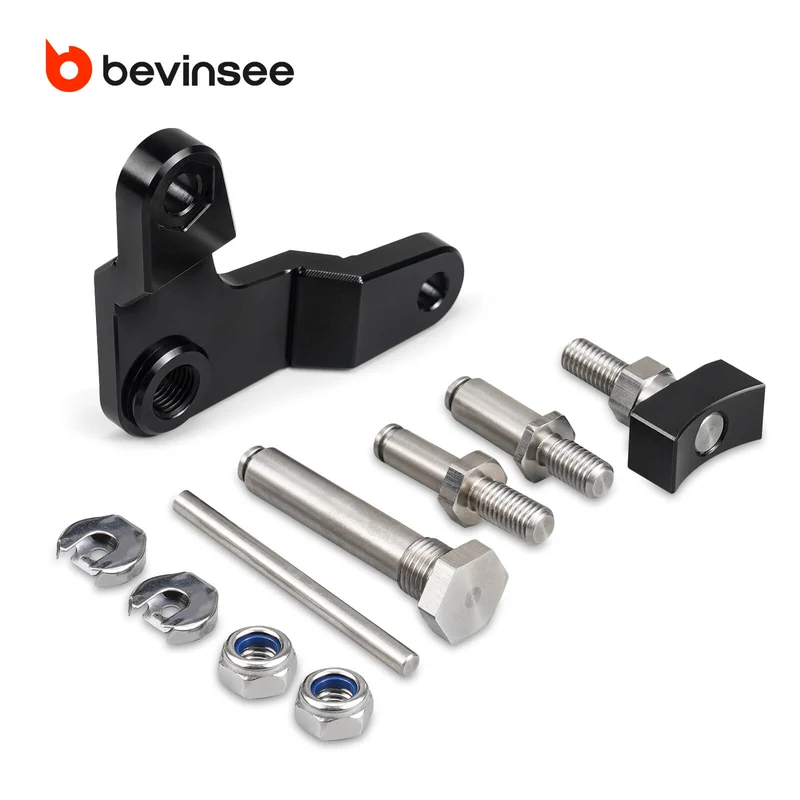 BEVINSEE Aluminum Relay Lever Assembly For MQ250 5 speed For VW Golf MK4 MK5 MK6
