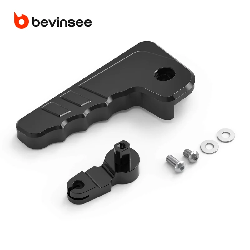 BEVINSEE Aluminum Engine Hood Release Lever Handle for VW Golf MK7 LHD