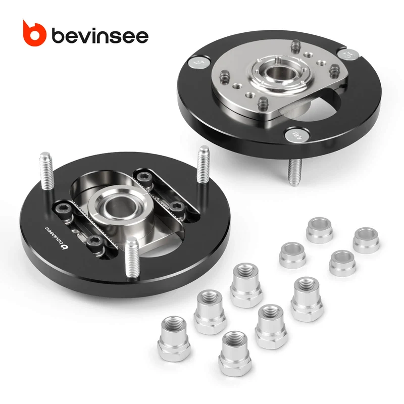 Front Adjustable Camber Plates For BMW E82 E87 E90 E92 RWD X1 E84