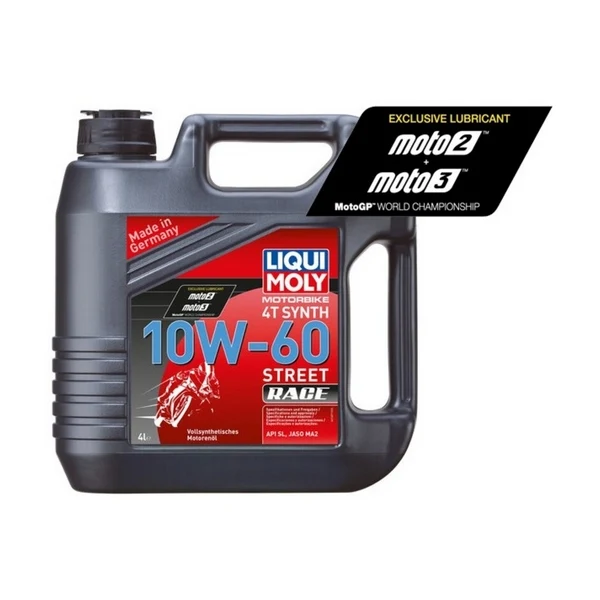 LIQUI MOLY Sintético 4T 10W-60 Street Race - 4L 1687