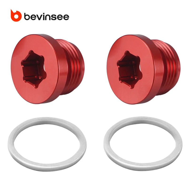Solid Billet Aluminium Oil Thermostat Housing Plugs For BMW N54 N55 S55