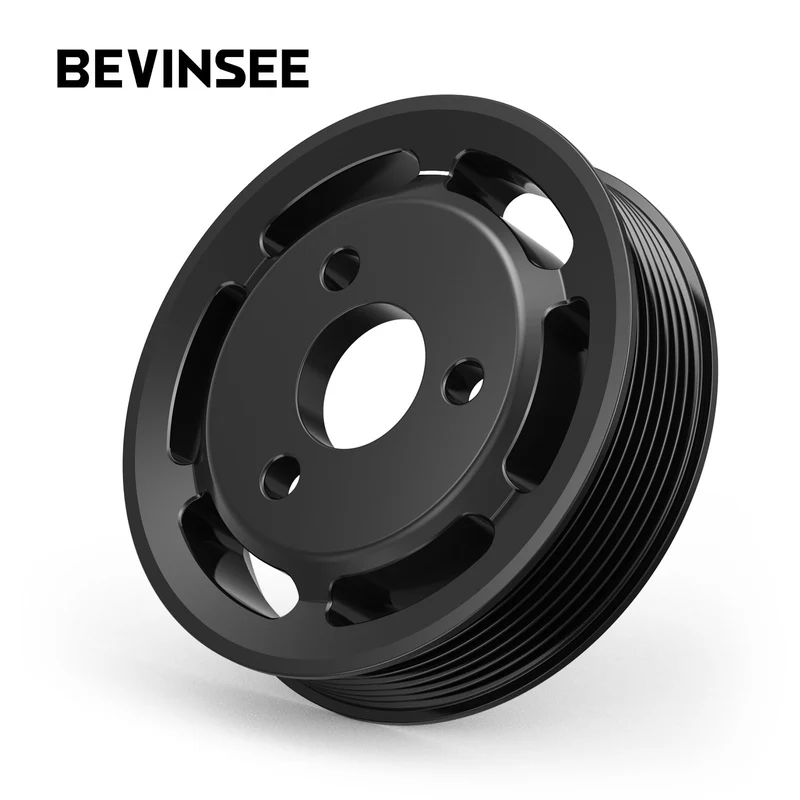 Heavy Duty Power Steering Pulley Belt Protection For BMW E82 E88 E91 E92 135i 335i N54 3.0L