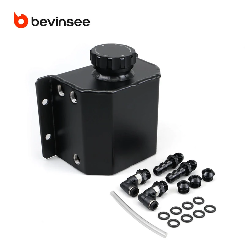 1L Universal Coolant Radiator Tank Overflow Recovery Water Bottle