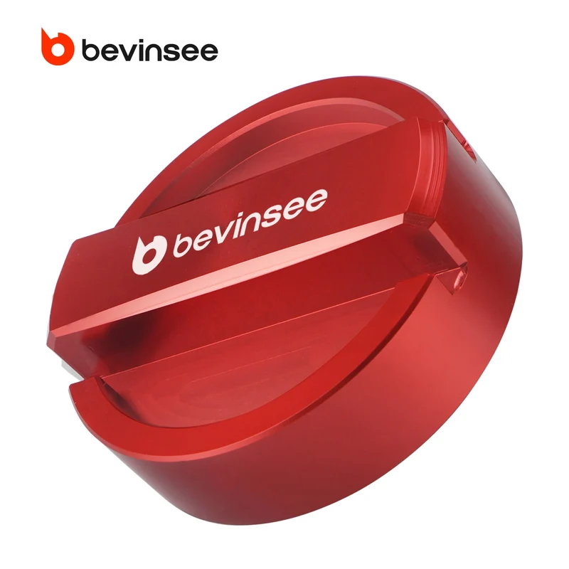 BEVINSEE Aluminum Engine Oil Filler Neck Sealing Cap For BMW E36 E46 E90 E92 Z4 E85