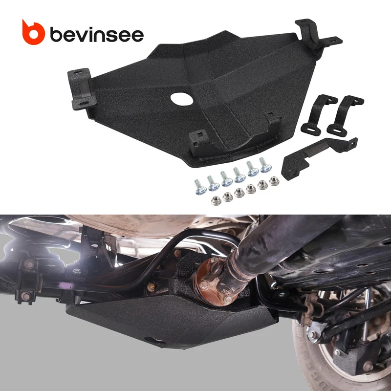 BEVINSEE Differential Skid Plate For Toyota 4Runner 2010-2024 FJ Cruiser 2010-2014