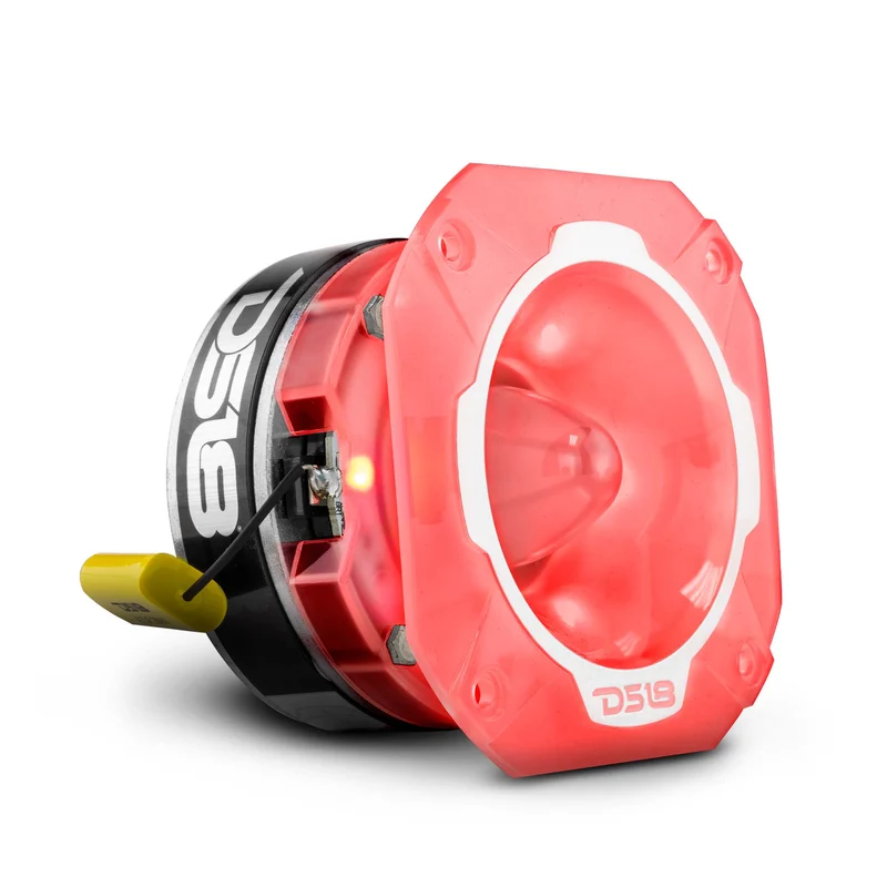4" Super Bullet Tweeter 250 Watts 1.5" Titanium 4-Ohm Vc with RGB LED Lights