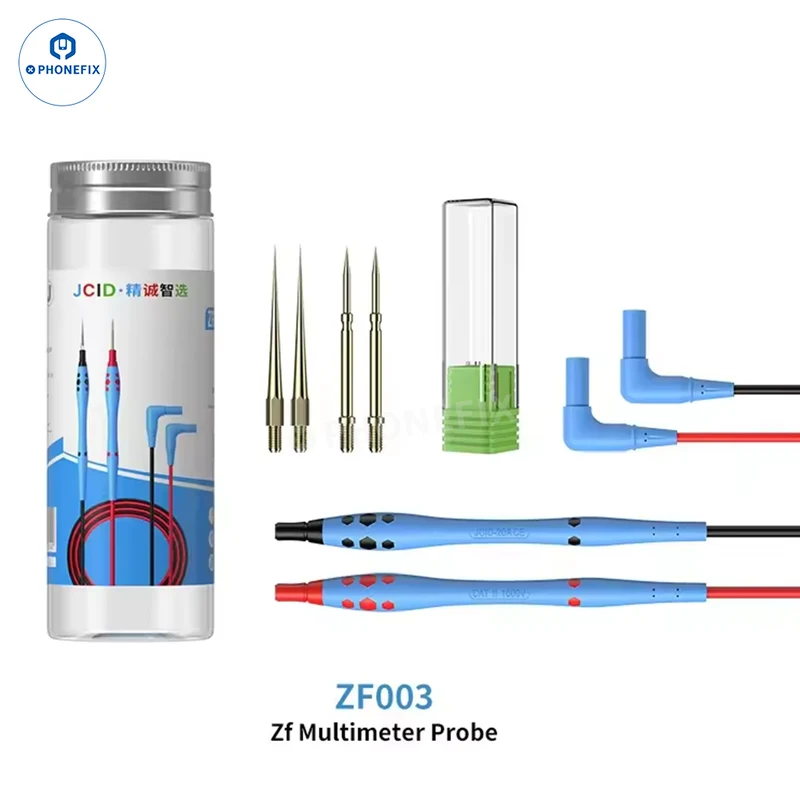 Kit de sondas ultrafinas para multímetro JCID ZF003 ZF005 para reparación de teléfonos
