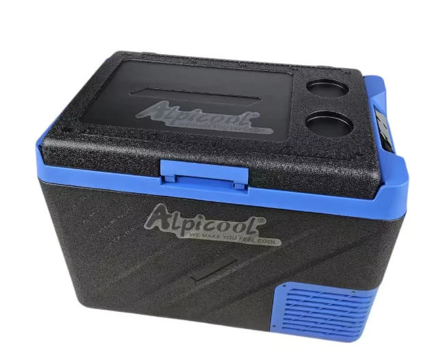 Alpicool KI40 Nevera Congelador Camper 40L 12V/24V con Compresor, Bluetooth y Temperatura hasta -20°C