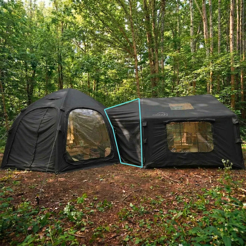 Coody Tent Connector Aurora Dome-to-8.0 Tent (Black)