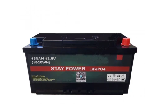 Batería de Litio Stay Power LiFePO4 150Ah Bluetooth Mejorada | 12V