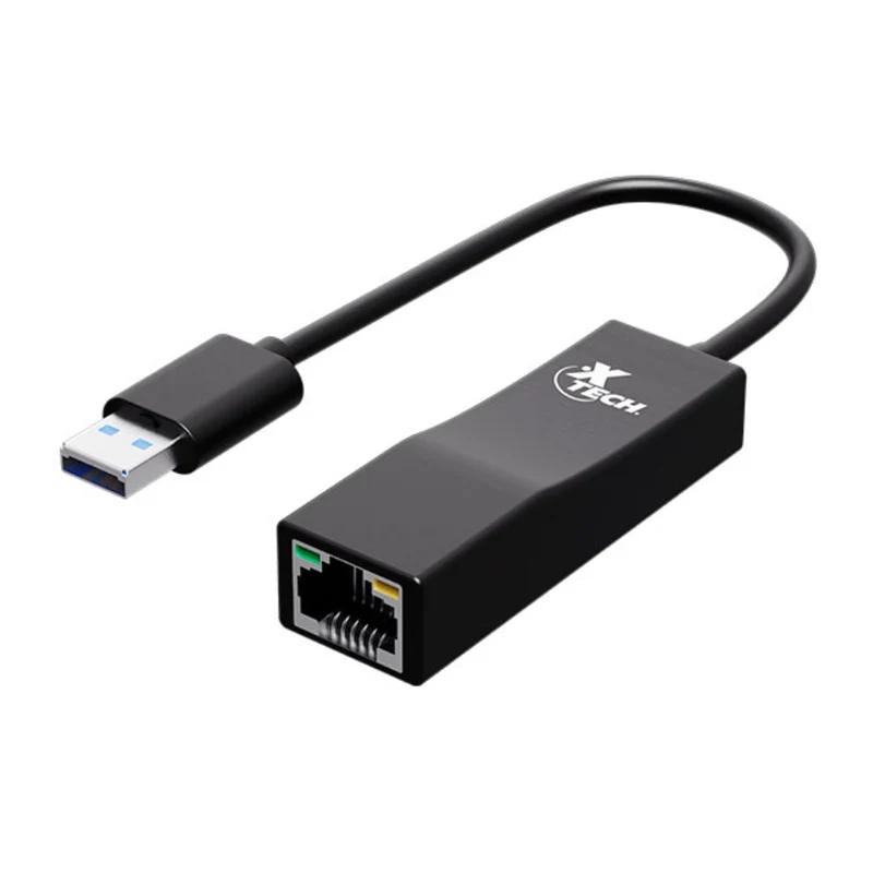 Xtech Adaptador de Red con Conector USB 3.0 a RJ-45, XTC-376
