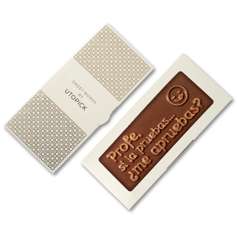 Tableta de Chocolate Profe si la pruebas, ¿me apruebas? - Utopick