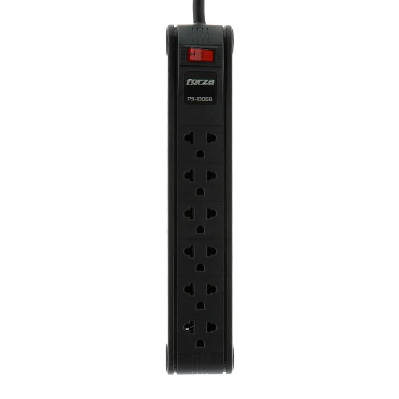 Forza Regleta 1680W 6 Salidas 120V/240V, PS-1006B
