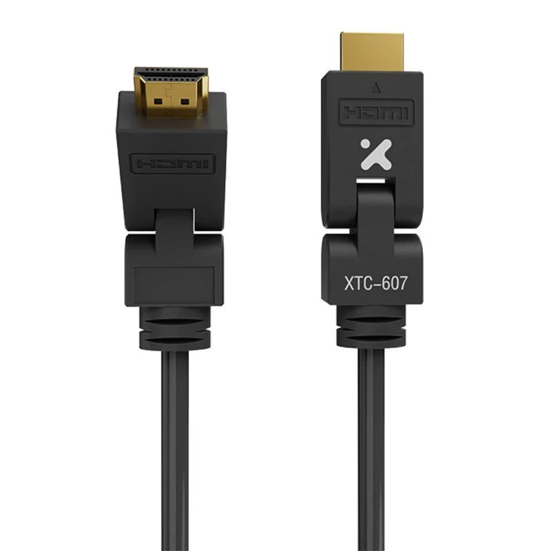 Xtech Cable HDMI con Conectores Giratorios 1.8 m, XTC-607