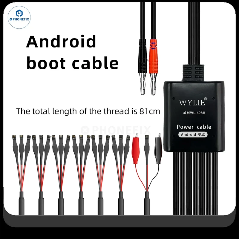Cable de alimentación para teléfono Android WYLIE WL-698H con hebilla FPC suave