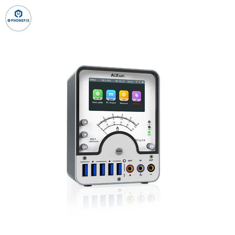 Fuente de alimentación de CC inteligente AiXun PM02 para iPhone y Android
