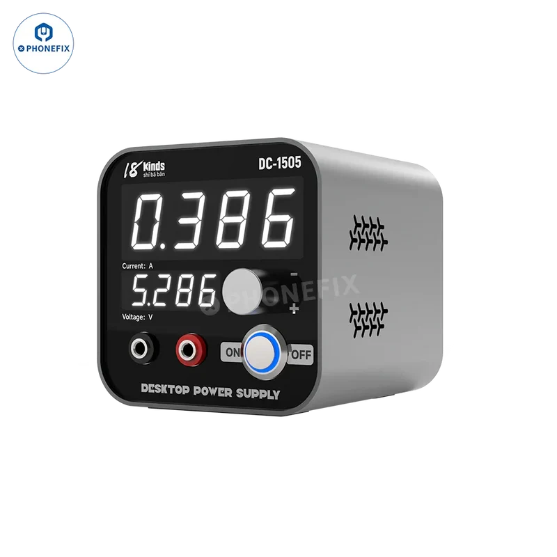 Fuente de alimentación de escritorio Mechanic DC-1505 con pantalla de 4 dígitos