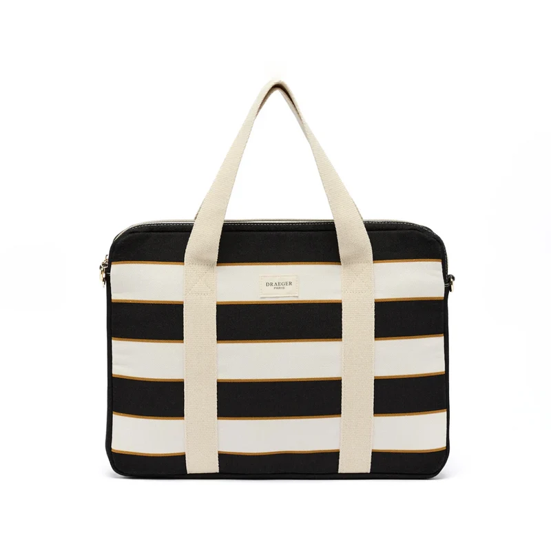 Bolso para ordenador RAYAS NEGRO - DRAEGER