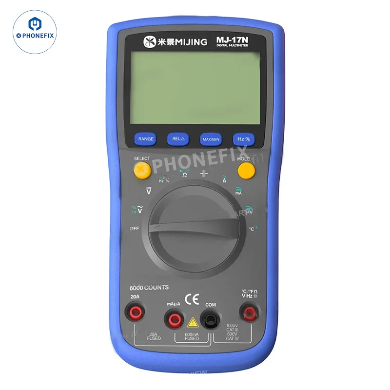 Multímetro digital automático MIJING MJ-17N, comprobador de voltaje y corriente