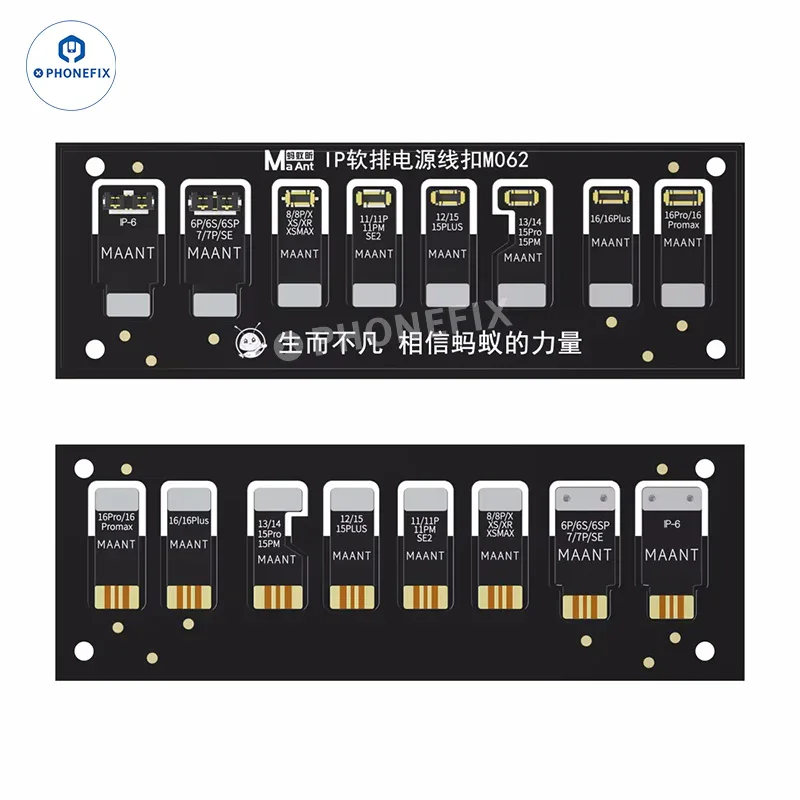 Hebilla de batería para cable de alimentación suave MaAnt M062 para iPhone 6-16 Pro Max