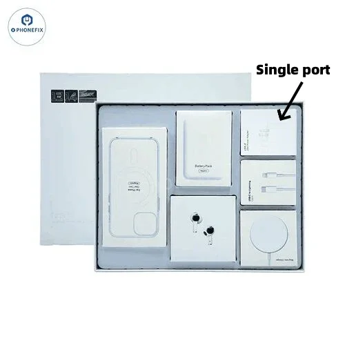 Kit de funda MagSafe para auriculares con cargador inalámbrico rápido para iPhone 12-16 Pro Max