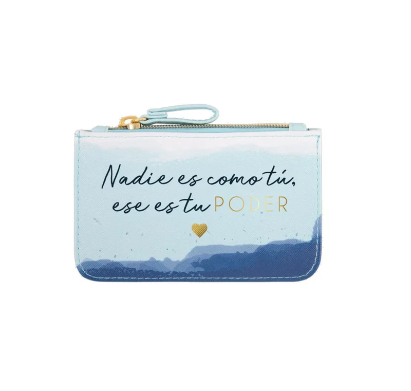 Portatodo Pequeño con Cremallera NADIE ES COMO TÚ Y ESE ES TU SUPERPODER Azul - DRAEGER