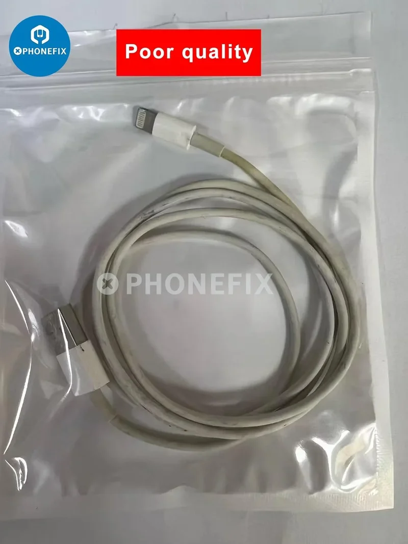 Cable Lightning a USB 100 % original para recuperación de flasheo de iPhone y iPad