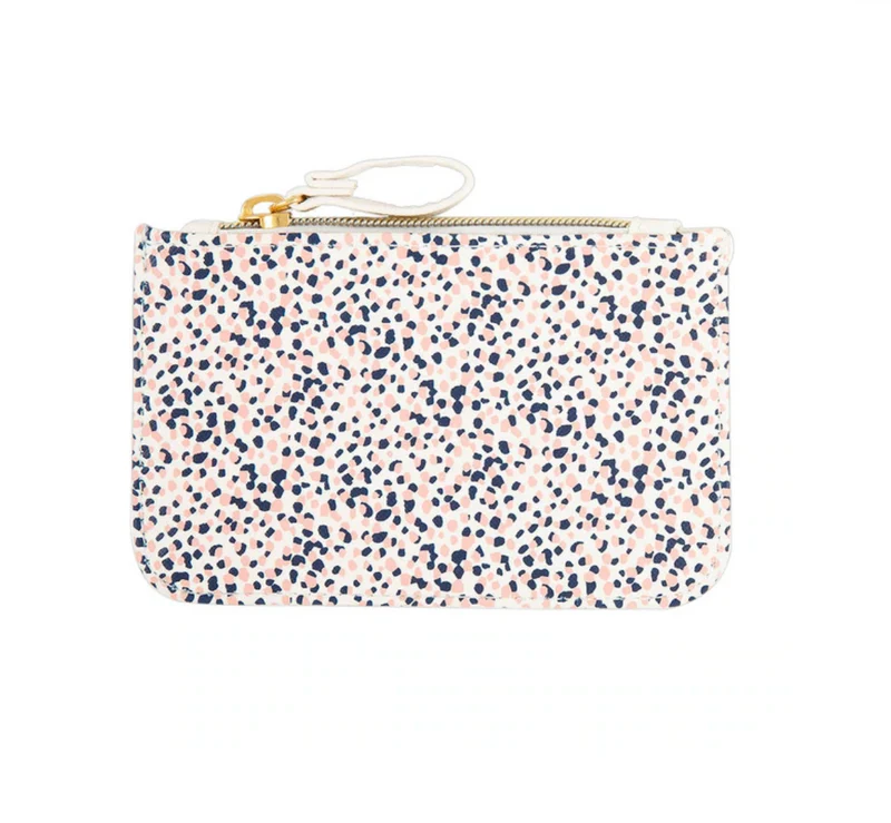 Portatodo Pequeño con Cremallera MANCHAS Blanco, Azul y Rosa - DRAEGER