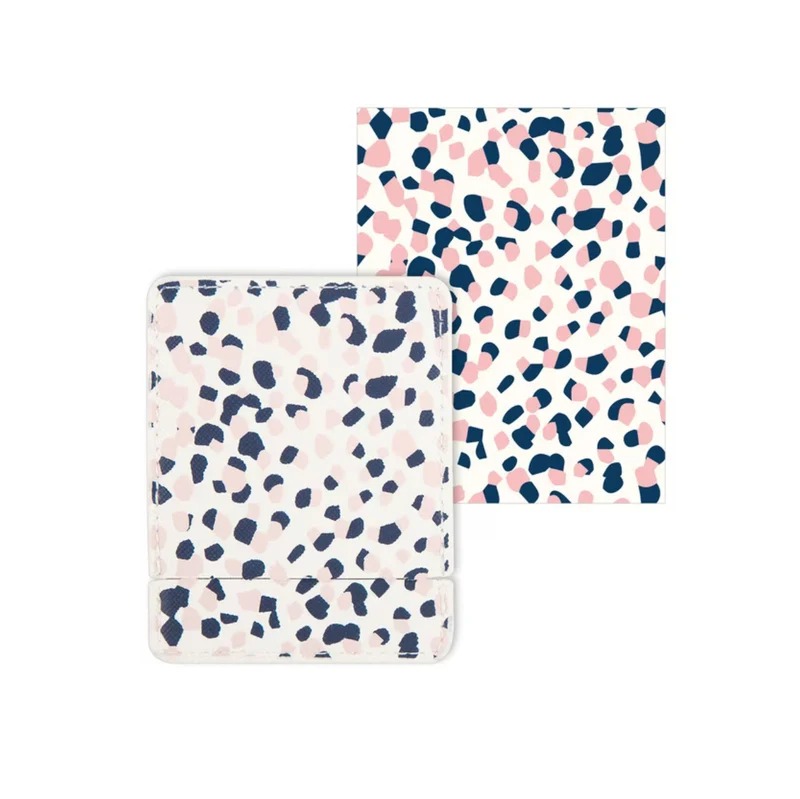 Tarjeta Espejo ESTAMPADO Azul Oscuro y Rosa - DRAEGER