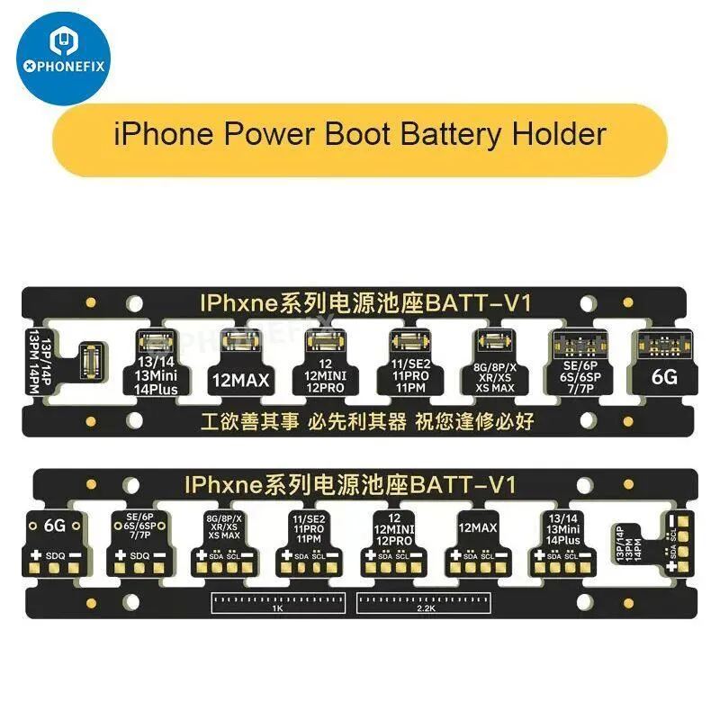 Hebilla de batería, conector de cable de arranque de placa base para reparación de iPhone