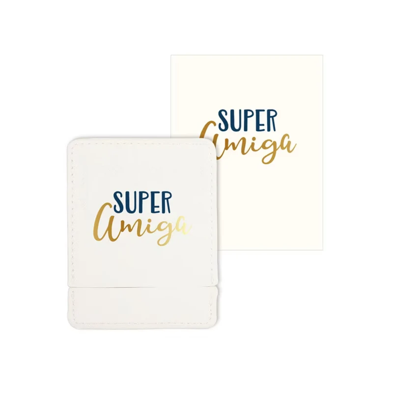 Tarjeta Espejo SÚPER AMIGA Blanco - DRAEGER
