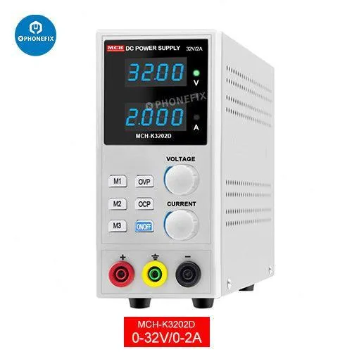Herramienta de prueba de teléfono con fuente de alimentación de CC ajustable MCH-K3202/3/5/6D