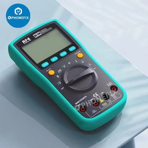 Multímetro digital de alta precisión RF4 RF-17N de 6000 cuentas y verdadero valor eficaz