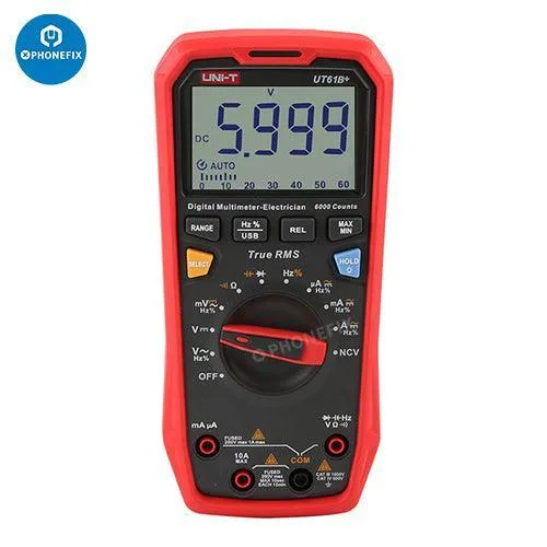 Multímetro digital profesional serie UT61, herramienta de prueba de teléfonos con valor eficaz verdadero