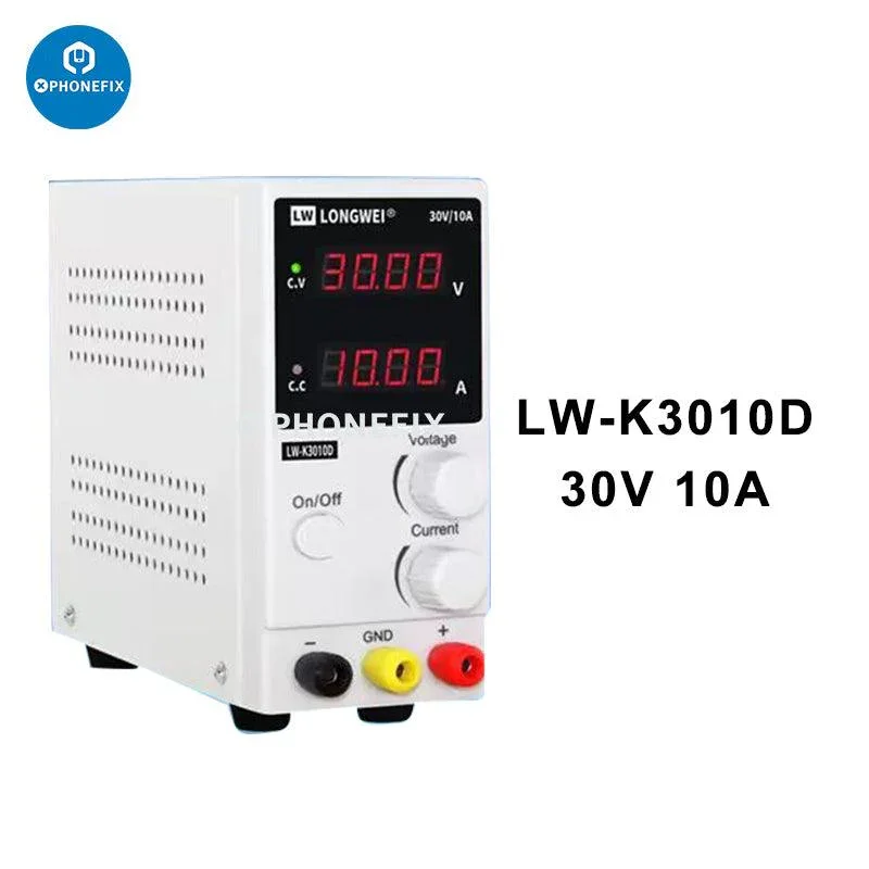 Fuente de alimentación CC variable K3010D de 30 V y 10 A para reparación de teléfonos móviles