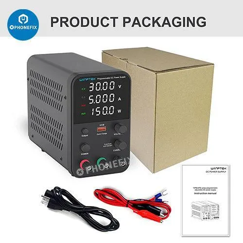 Fuente de alimentación CC ajustable de 30 V/60 V, 5/10 A, regulador de voltaje de precisión