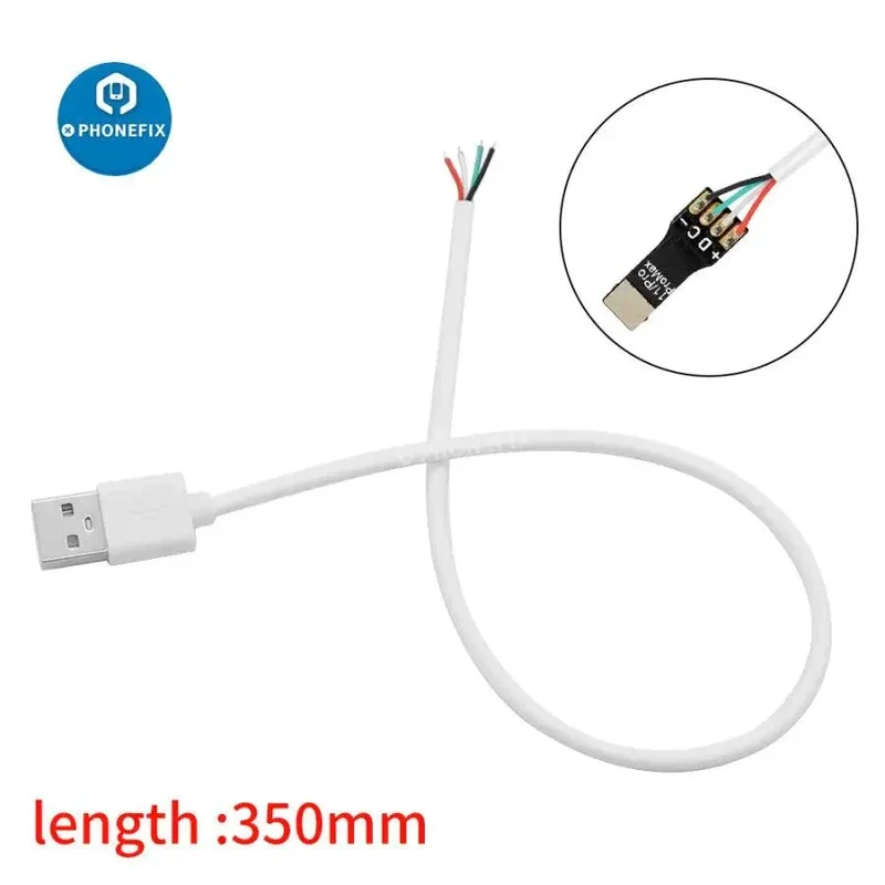 Cable USB 2.0 macho tipo A a 4 hilos, abierto, para soldadura OEM (fabricante de equipos originales)