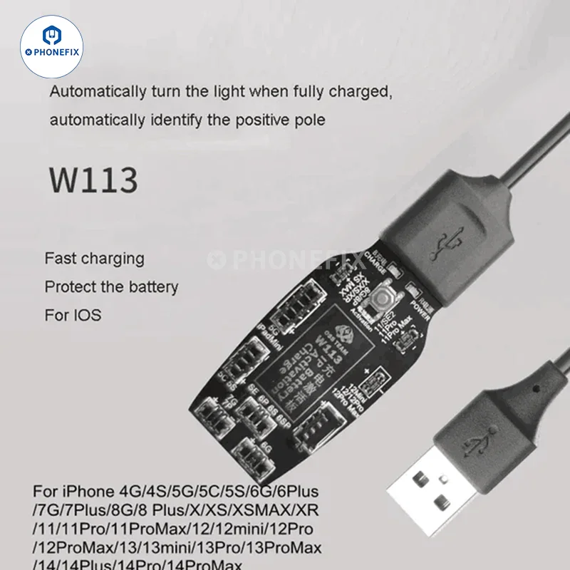 Placa de activación de batería MECÁNICA para teléfonos iPhone y Android