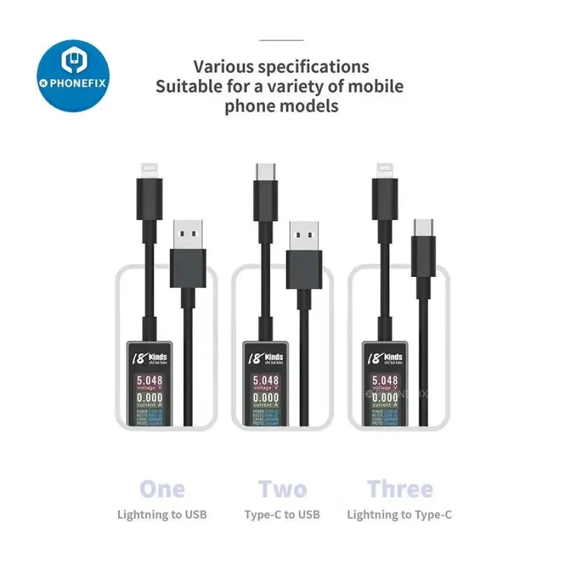 Cable de carga USB con detección de carga inteligente AV-Line para iPhone/Android