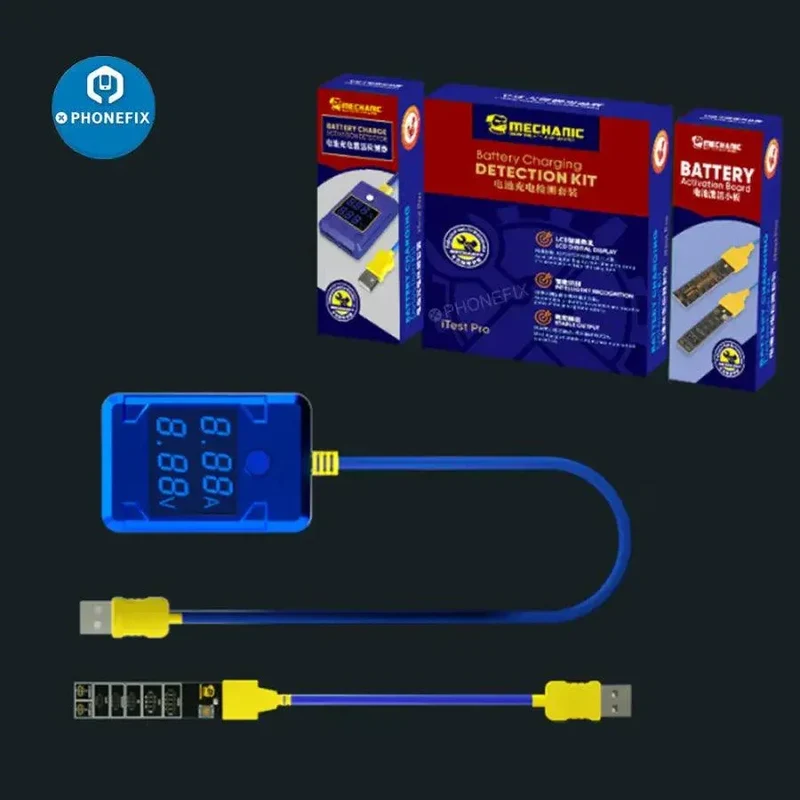 Kit de prueba de carga de batería Mechanic iTest Pro para teléfonos Apple y Android