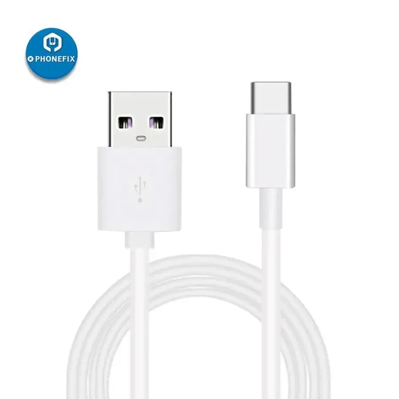 Cable USB tipo C de 5 A, cable de carga rápida para Huawei P30 Pro y Xiaomi