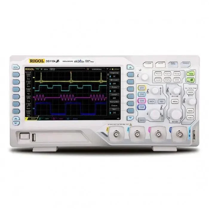 Osciloscopio digital de almacenamiento RIGOL DS1104Z Plus de 4 canales y 100 MHz