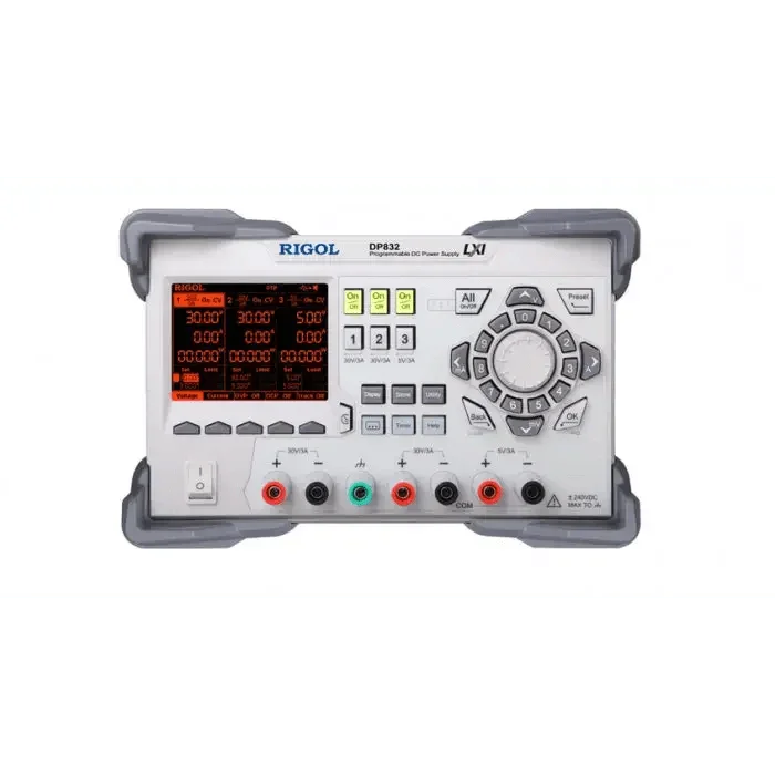 Fuente de alimentación de CC programable de laboratorio Rigol DP832A (3 canales)