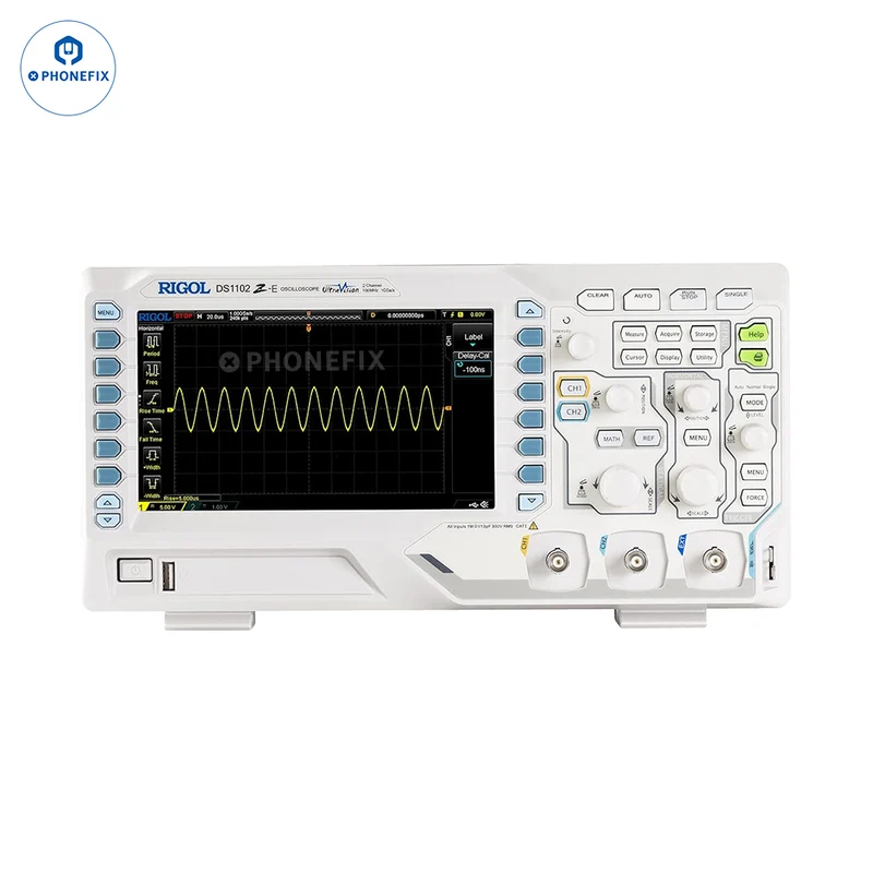 Osciloscopios de almacenamiento digital RIGOL DS1102Z-E de 2 canales y 100 MHz